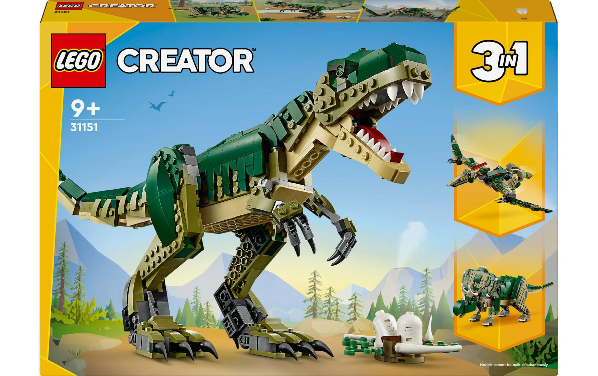 LEGO® Spielbausteine »Creator T.Rex 31151«, (626 St.) von lego®