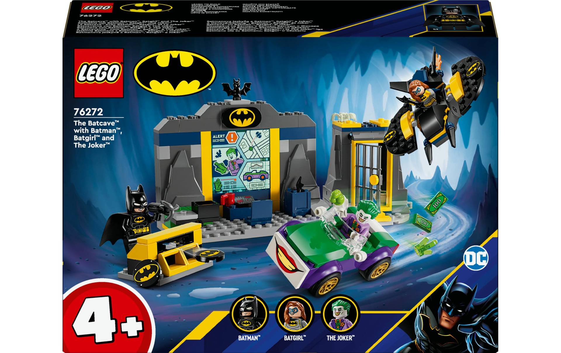 LEGO® Spielbausteine »DC Bathöhle mit Batman, Batgirl und Joker 76272«, (184 St.) von lego®