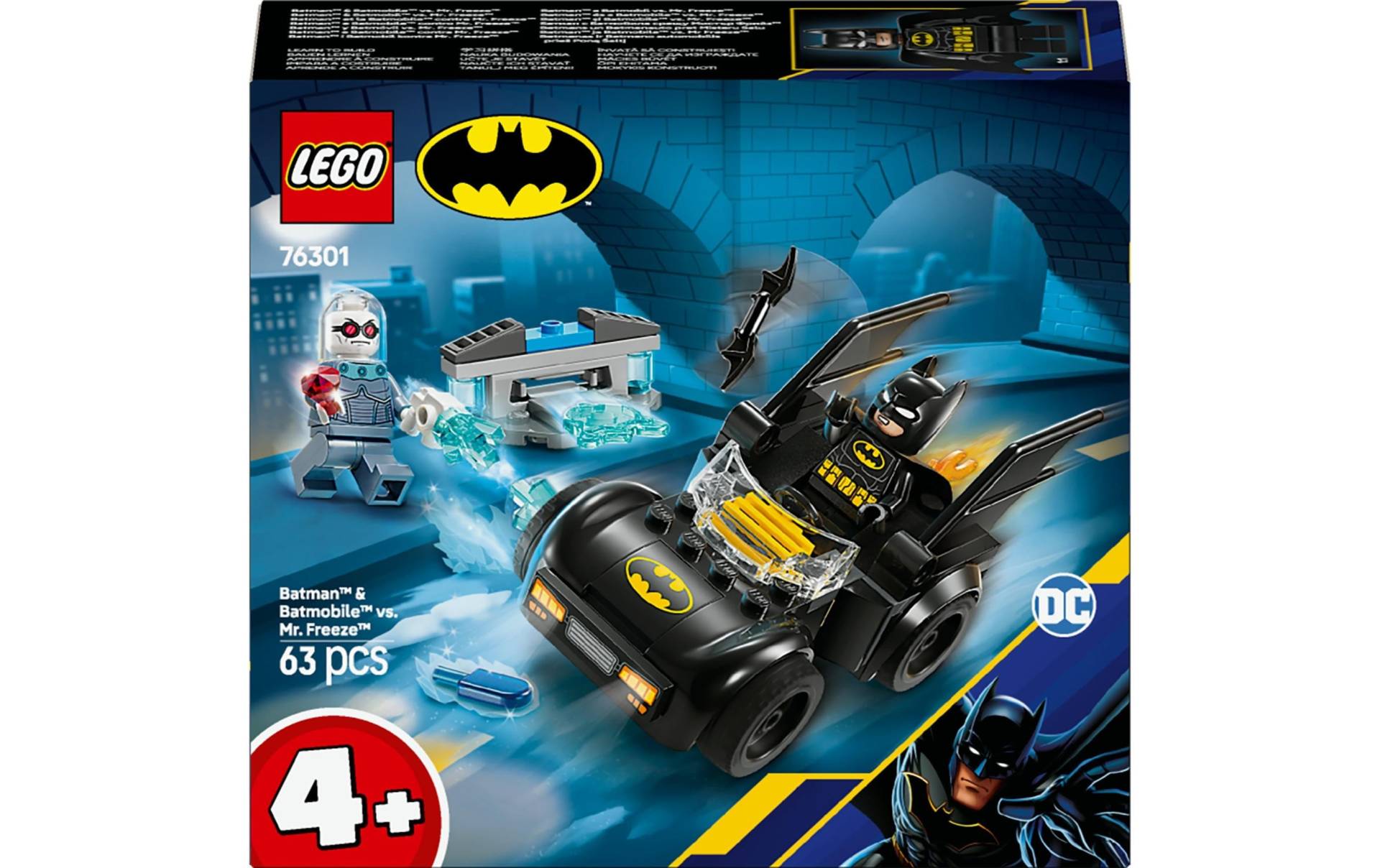 LEGO® Spielbausteine »DC Batman and Batmobil / Mr. Freeze 76301«, (63 St.) von lego®