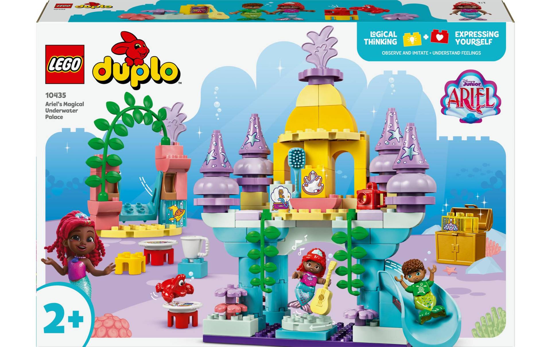 LEGO® Spielbausteine »DUPLO® Arielles magischer Unterwasserpalast 10435«, (116 St.) von lego®