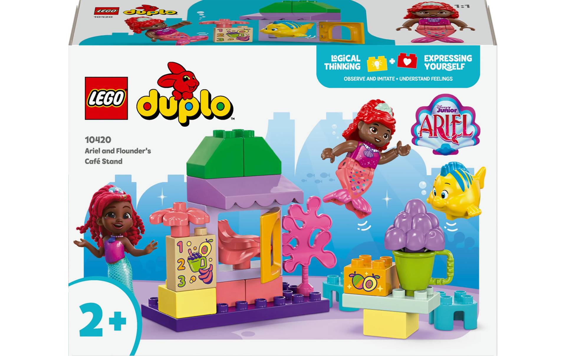 LEGO® Spielbausteine »DUPLO® Arielles und Fabius' Café-Kiosk 10420«, (22 St.) von lego®