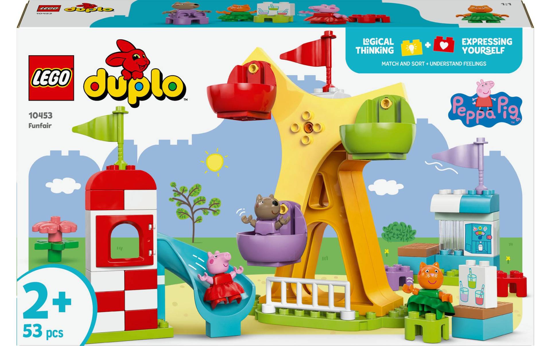 LEGO® Spielbausteine »DUPLO® Jahrmarkt 10453«, (53 St.) von lego®