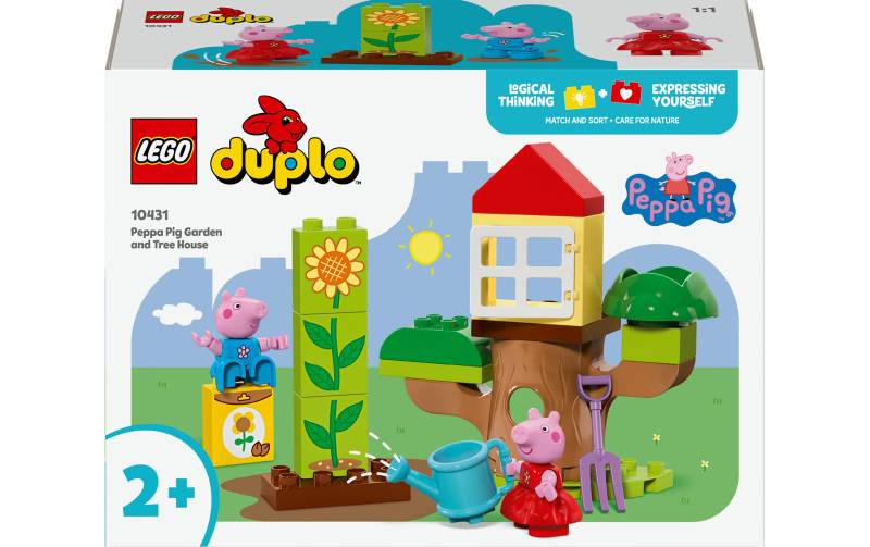 LEGO® Spielbausteine »DUPLO® Peppas Garten mit Baumhaus 10431«, (20 St.) von lego®