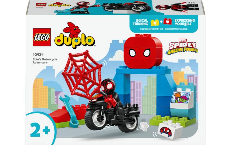 LEGO® Spielbausteine »DUPLO® Spins Motorrad-Abenteuer 10424«, (24 St.) von lego®