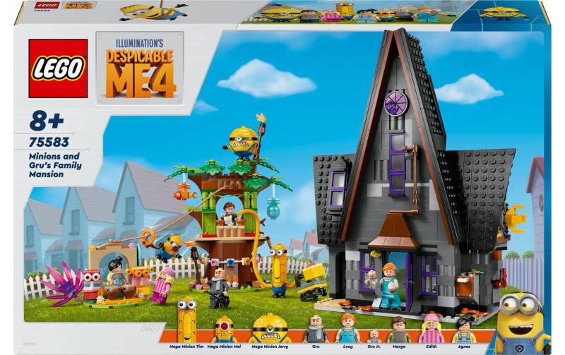 LEGO® Spielbausteine »Despicable Me 4 Familienvilla von Gru und den Minions 75583«, (868 St.) von lego®