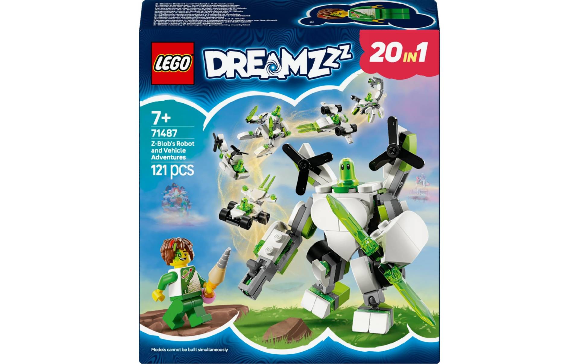 LEGO® Spielbausteine »DreamZzz Z-Blobs Roboter – Fahrzeugabenteuer 71487«, (121 St.) von lego®