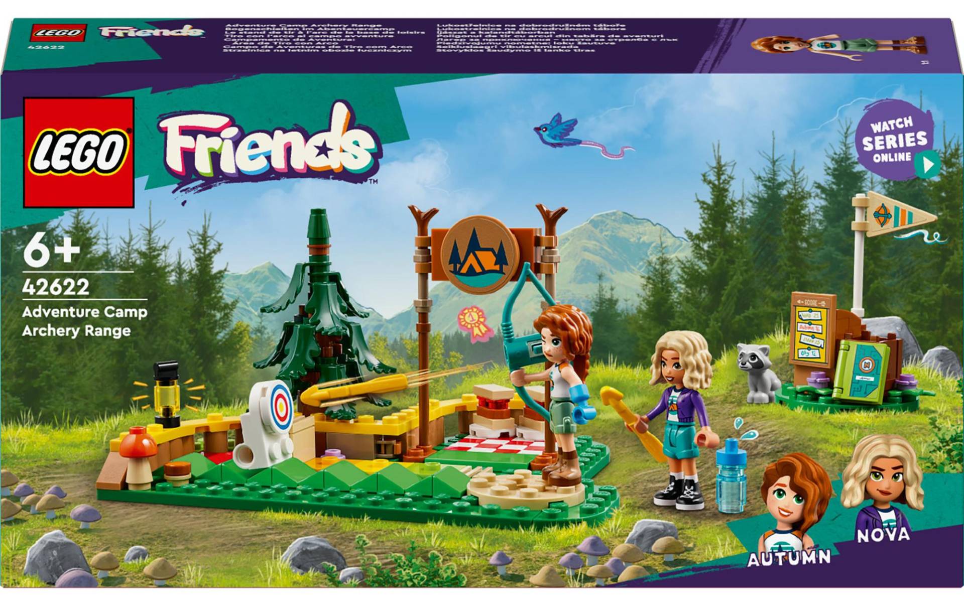 LEGO® Spielbausteine »Friends Bogenschiessen im Abenteuercamp 42622«, (157 St.) von lego®