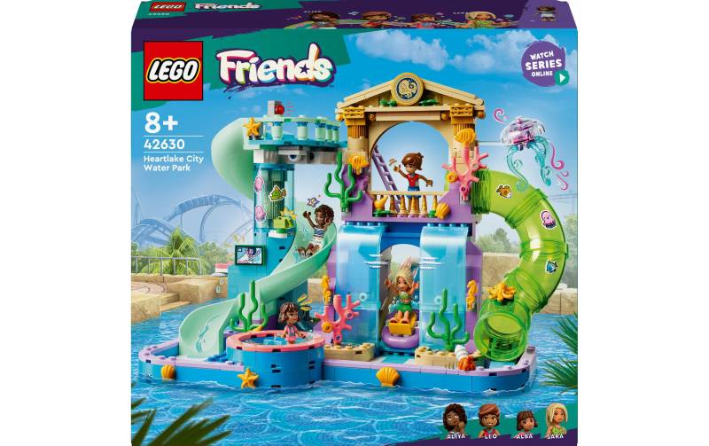 LEGO® Spielbausteine »Friends Heartlake City Wasserpark 42630«, (814 St.) von lego®