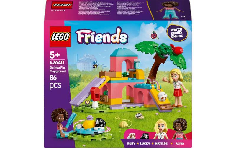 LEGO® Spielbausteine »Friends Meerschweinchen Spielplatz 42640«, (86 St.) von lego®