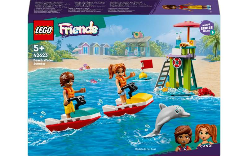 LEGO® Spielbausteine »Friends Rettungsschwimmer Aussichtsturm mit Jetskis 42623«, (84 St.) von lego®