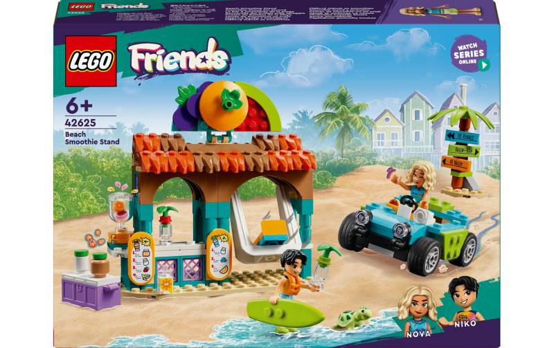 LEGO® Spielbausteine »Friends Smoothie-Stand am Strand 42625«, (213 St.) von lego®