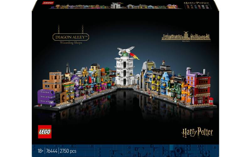 LEGO® Spielbausteine »Harry Potter Die Zauberläden der Winkelgasse 76444«, (2750 St.) von lego®