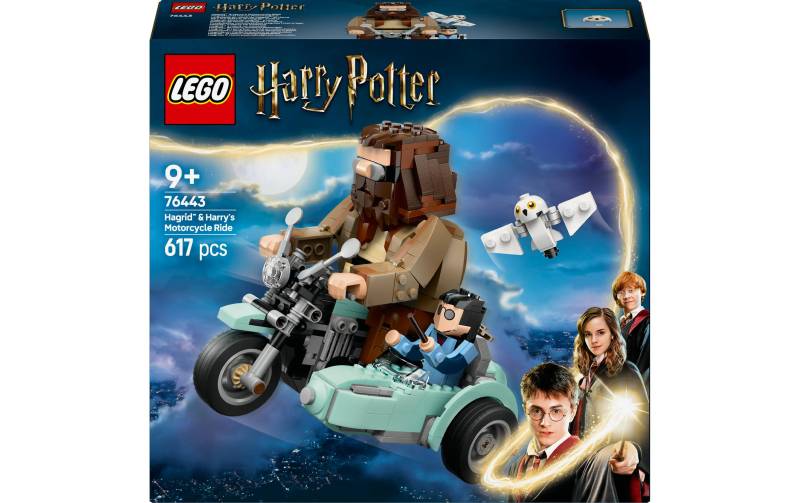 LEGO® Spielbausteine »Harry Potter Hagrids und Harrys Motorradtour 76443«, (617 St.) von lego®