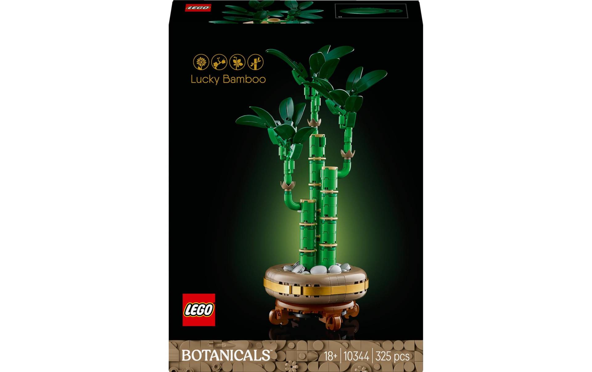 LEGO® Spielbausteine »Icons Botanicals Glücks-Bambus 10344«, (325 St.) von lego®