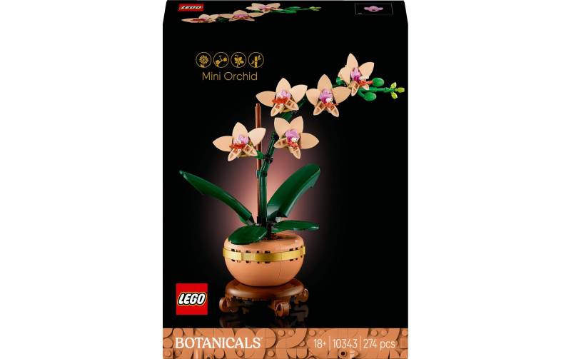 LEGO® Spielbausteine »Icons Botanicals Mini-Orchidee 10343«, (274 St.) von lego®