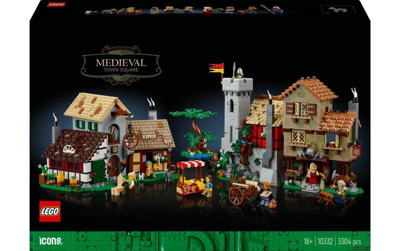 LEGO® Spielbausteine »Icons Mittelalterlicher Stadtplatz 10332«, (3304 St.) von lego®