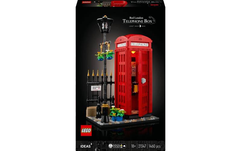 LEGO® Spielbausteine »Ideas Rote Londoner Telefonzelle 21347«, (1460 St.) von lego®