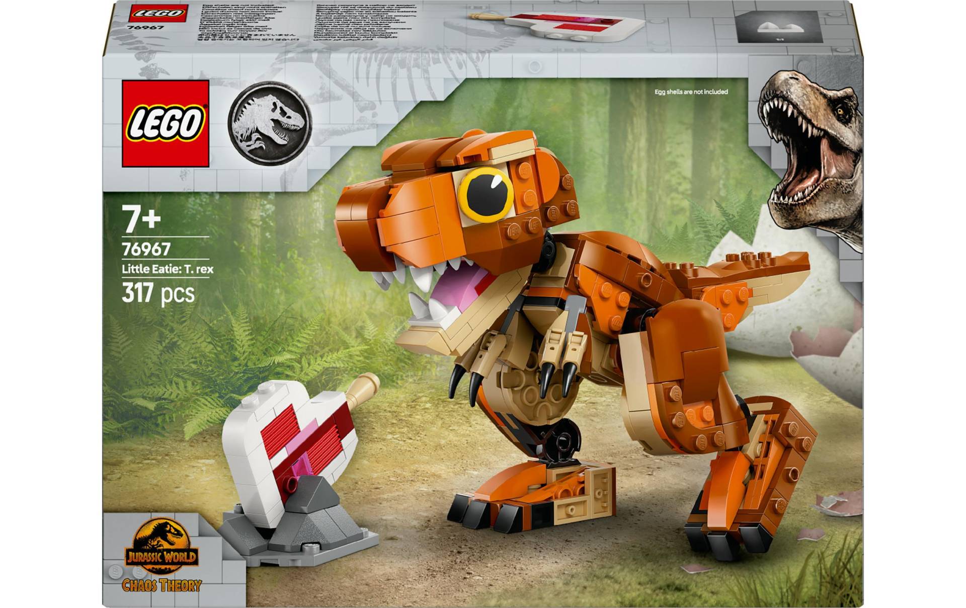 LEGO® Spielbausteine »Jurassic World Little Eatie: T.Rex 76967«, (317 St.) von lego®