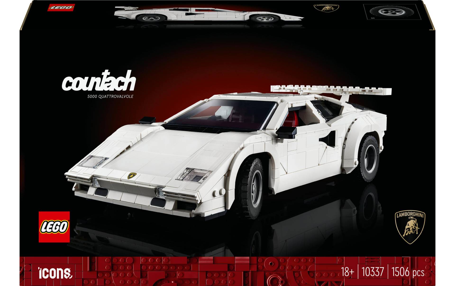 LEGO® Spielbausteine »Lamborghini Countach 5000«, (1506 St.) von lego®