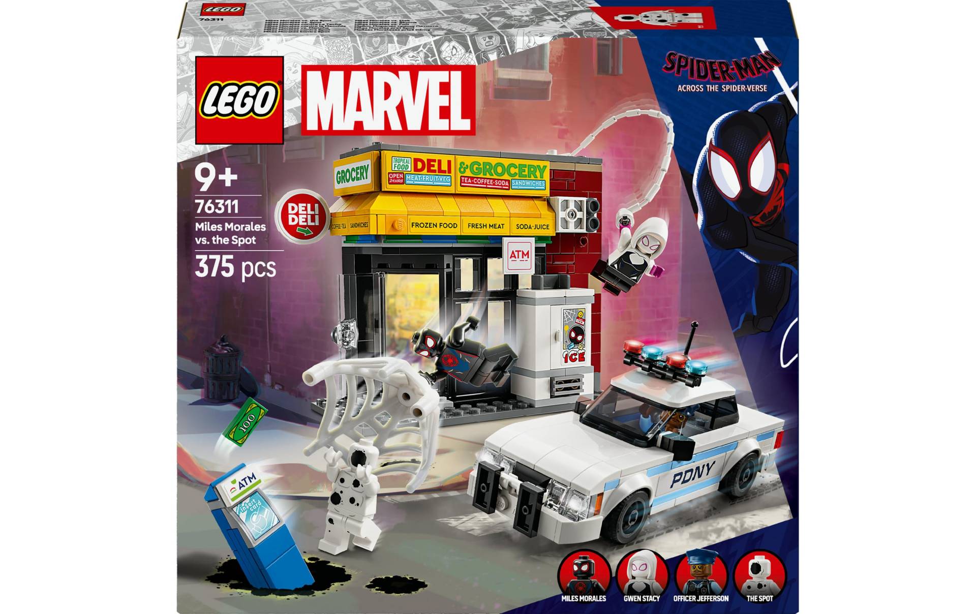 LEGO® Spielbausteine »Marvel Spider-Verse: Miles Morales vs. Spot 76311«, (375 St.) von lego®