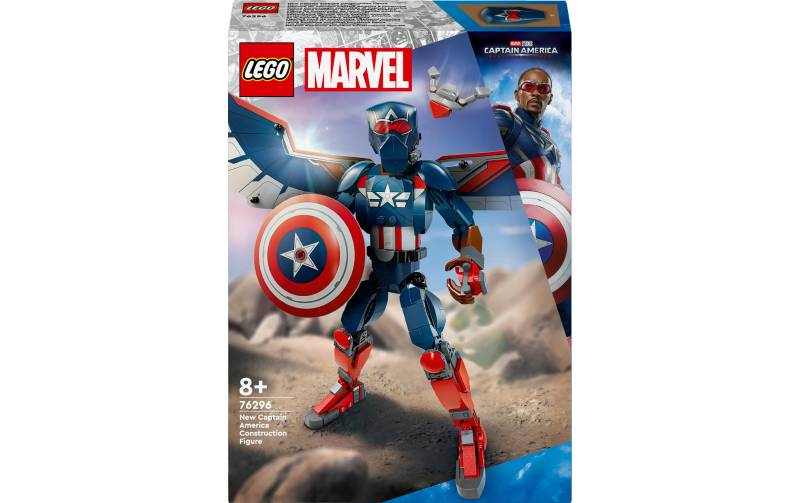 LEGO® Spielbausteine »New Captain America Baufigur 76296«, (359 St.) von lego®