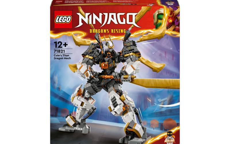 LEGO® Spielbausteine »Ninjago Coles Titandrachen-Mech 71821«, (1055 St.) von lego®