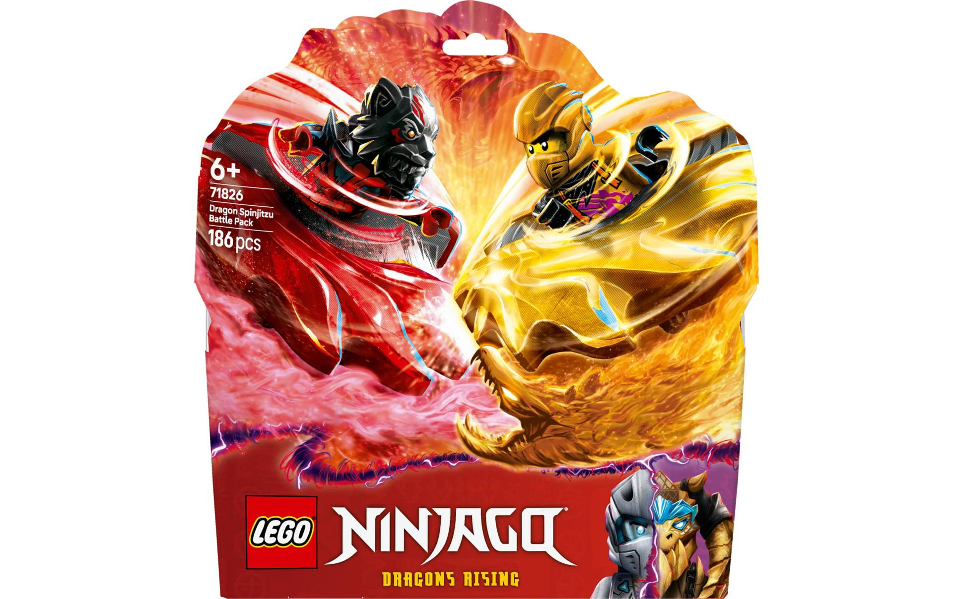 LEGO® Spielbausteine »Ninjago Drachen-Spinjitzu Battle Pack 71826«, (186 St.) von lego®