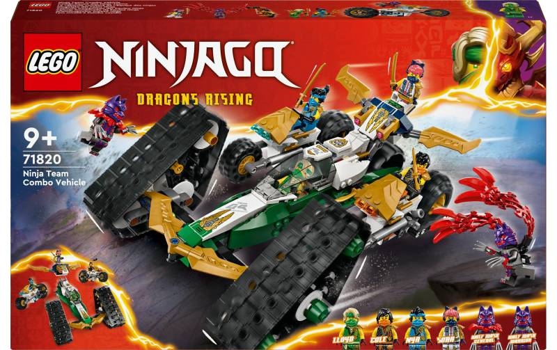 LEGO® Spielbausteine »Ninjago Kombi-Raupe des Ninja-Teams 71820«, (576 St.) von lego®