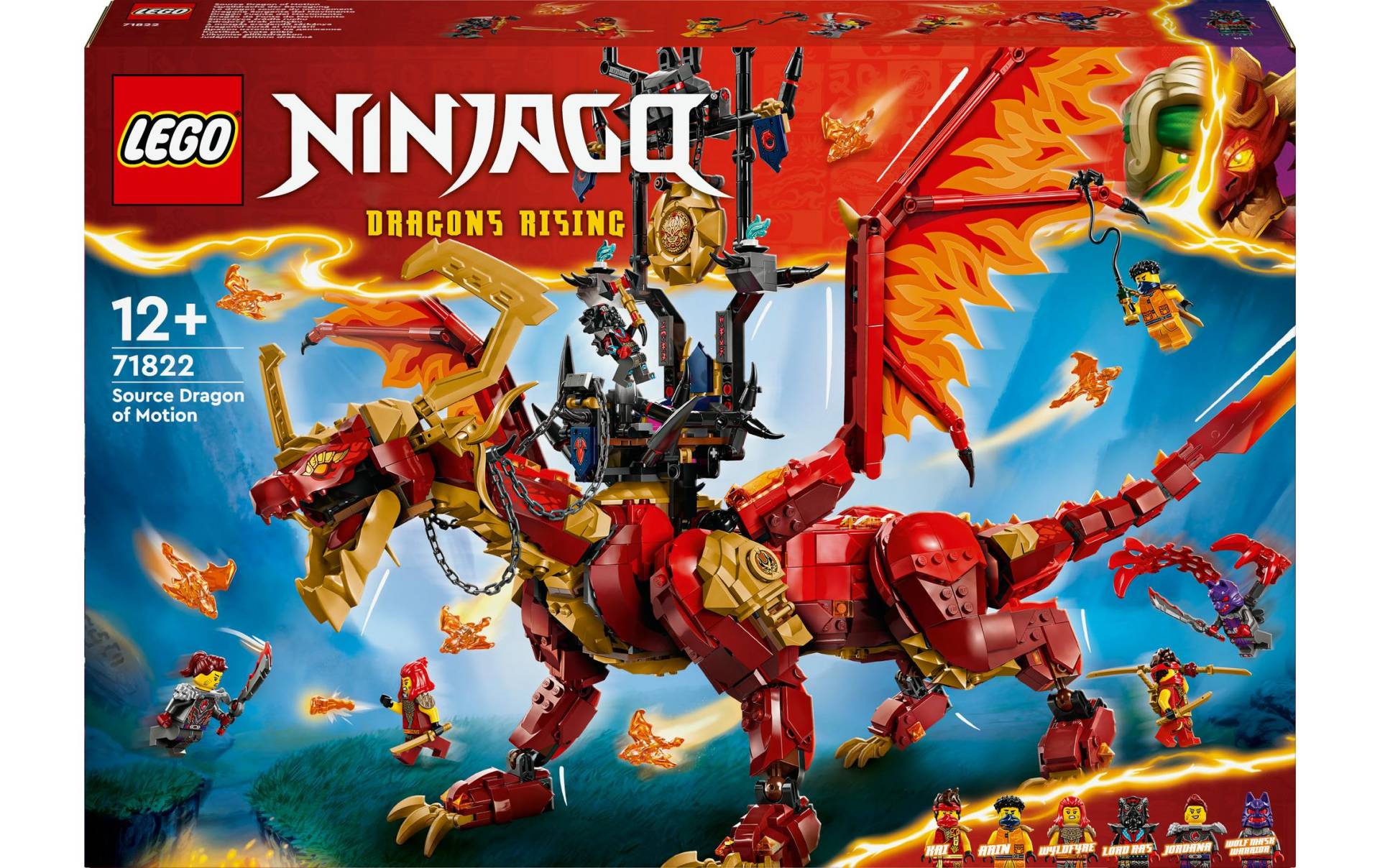 LEGO® Spielbausteine »Ninjago Quelldrache der Bewegung 71822«, (1716 St.) von lego®