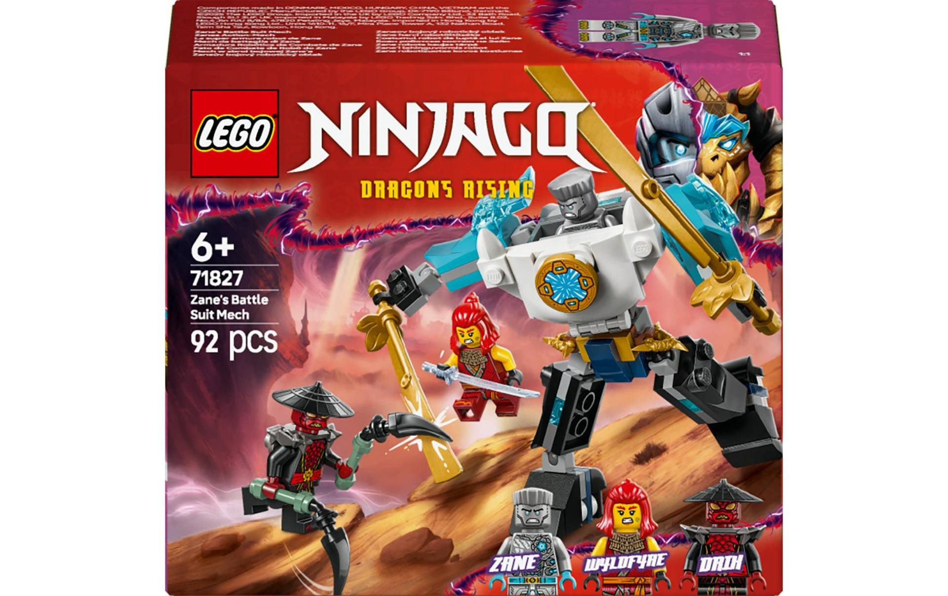 LEGO® Spielbausteine »Ninjago Zanes Action-Mech 71827«, (92 St.) von lego®