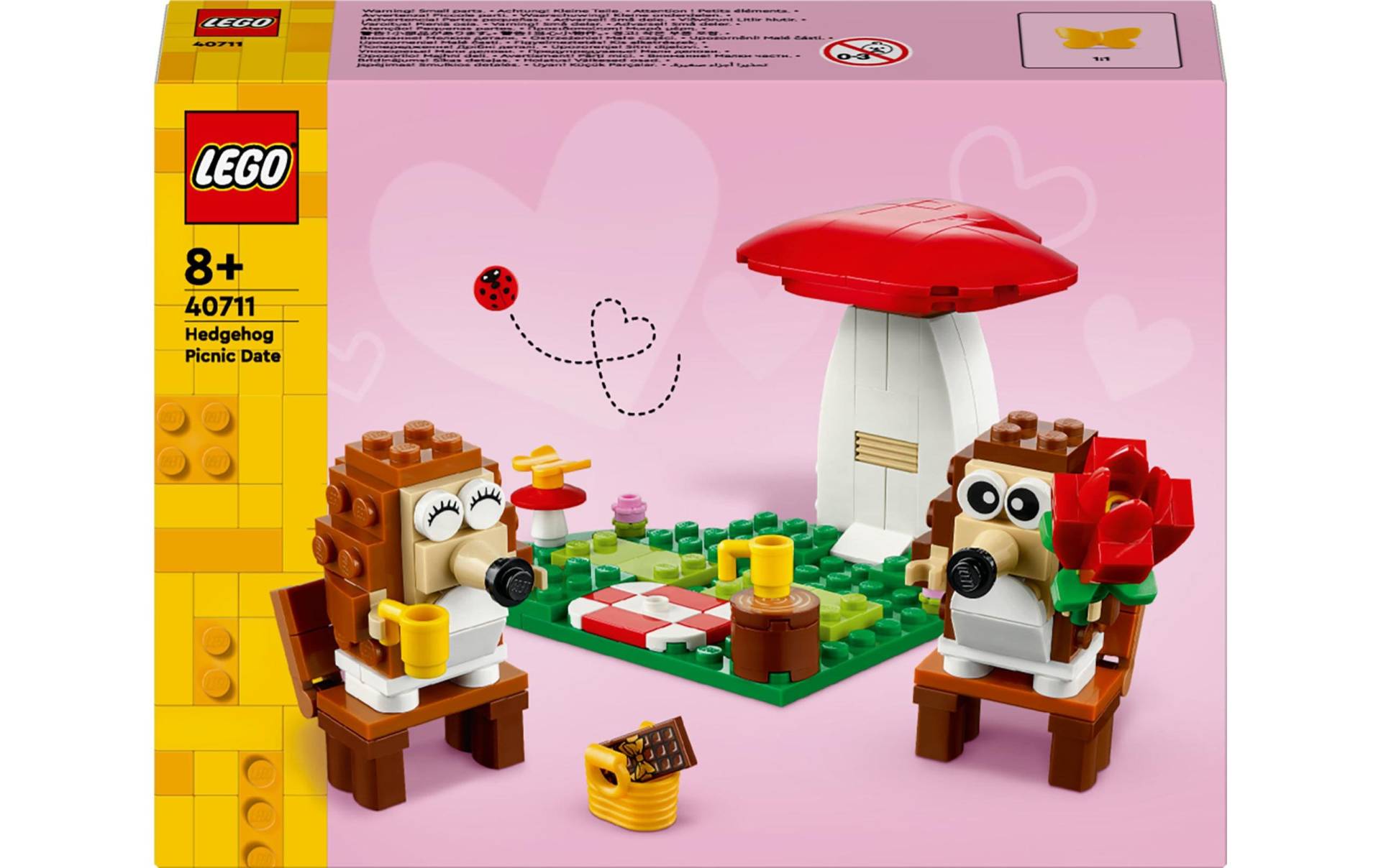 LEGO® Spielbausteine »Saisonal Igel und ihr Picknick-Date 40711«, (166 St.) von lego®