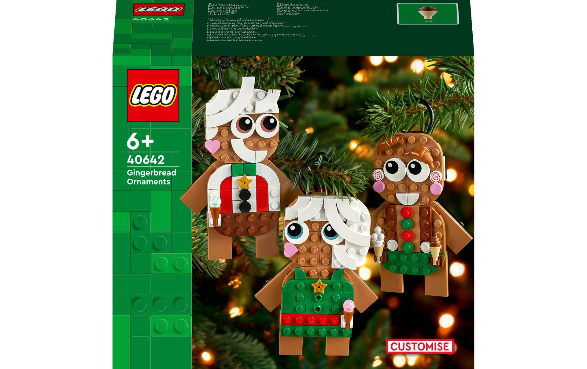 LEGO® Spielbausteine »Saisonal Lebkuchenmännchen 40642«, (190 St.) von lego®