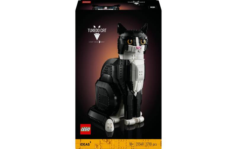 LEGO® Spielbausteine »Schwarz-weisse Katze«, (1710 St.) von lego®