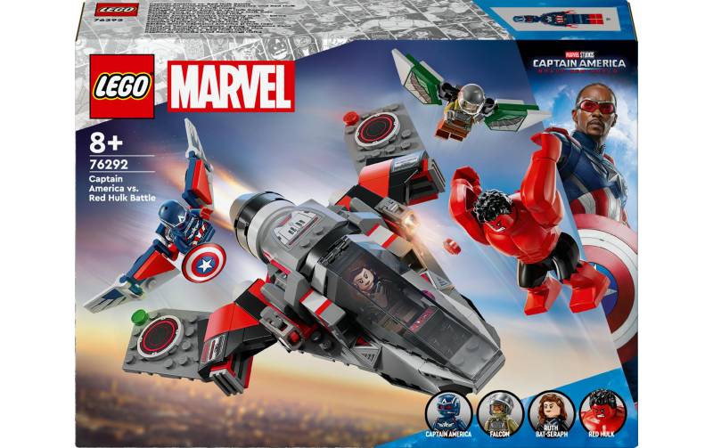 LEGO® Spielbausteine »Showdown zwischen Captain America und Red Hulk 76292«, (223 St.) von lego®