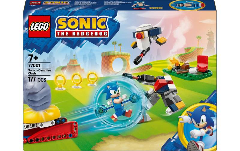 LEGO® Spielbausteine »Sonic Sonics Showdown am Lagerfeuer 77001«, (177 St.) von lego®