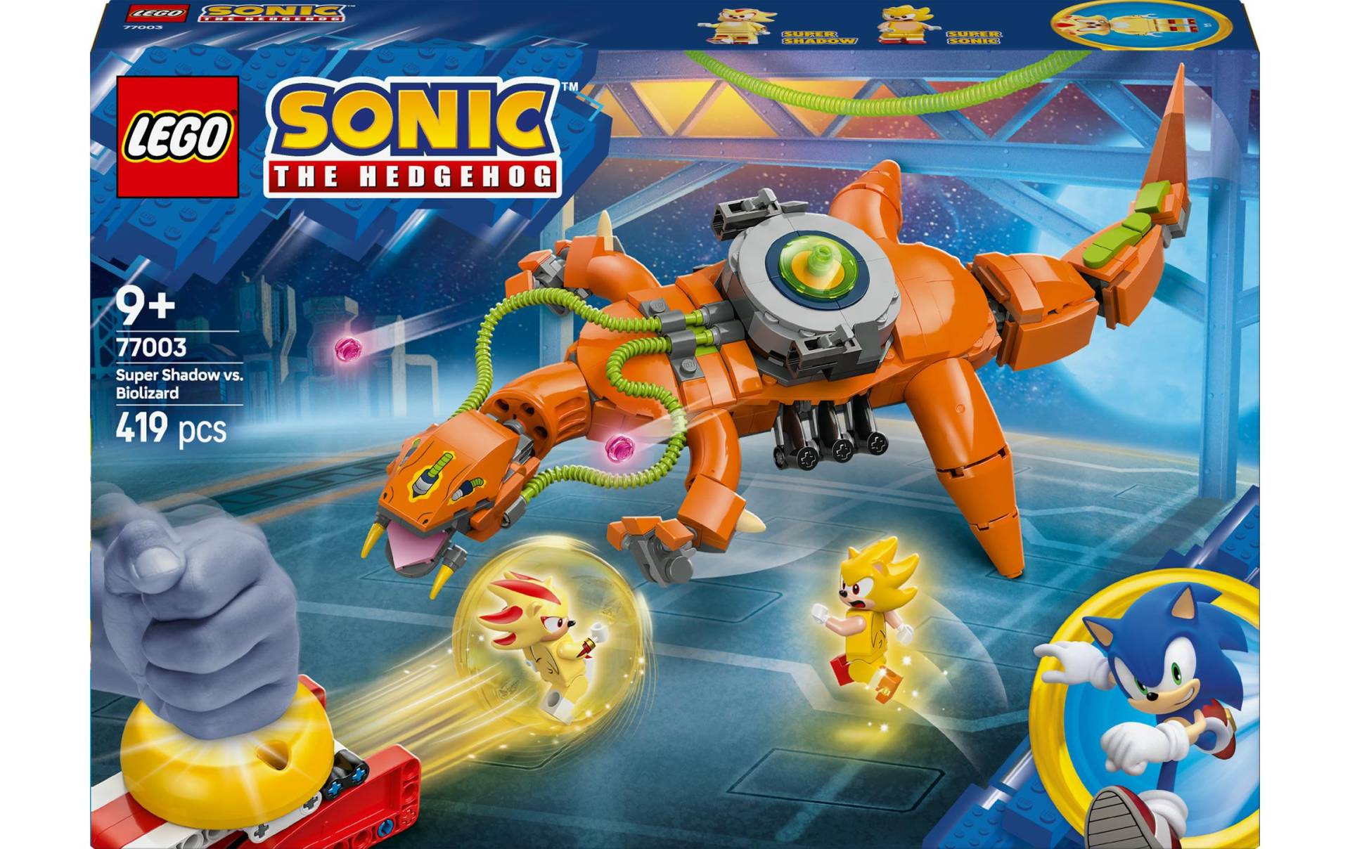 LEGO® Spielbausteine »Sonic Super Shadow vs. Biolizard 77003«, (419 St.) von lego®