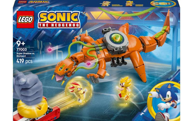 LEGO® Spielbausteine »Sonic Super Shadow vs. Biolizard 77003«, (419 St.) von lego®