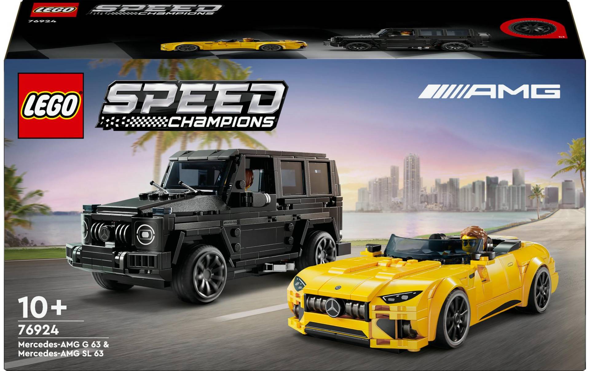 LEGO® Spielbausteine »Speed Champions Mercedes-AMG G 63 & Mercedes-AMG SL 63 76924«, (808 St.) von lego®