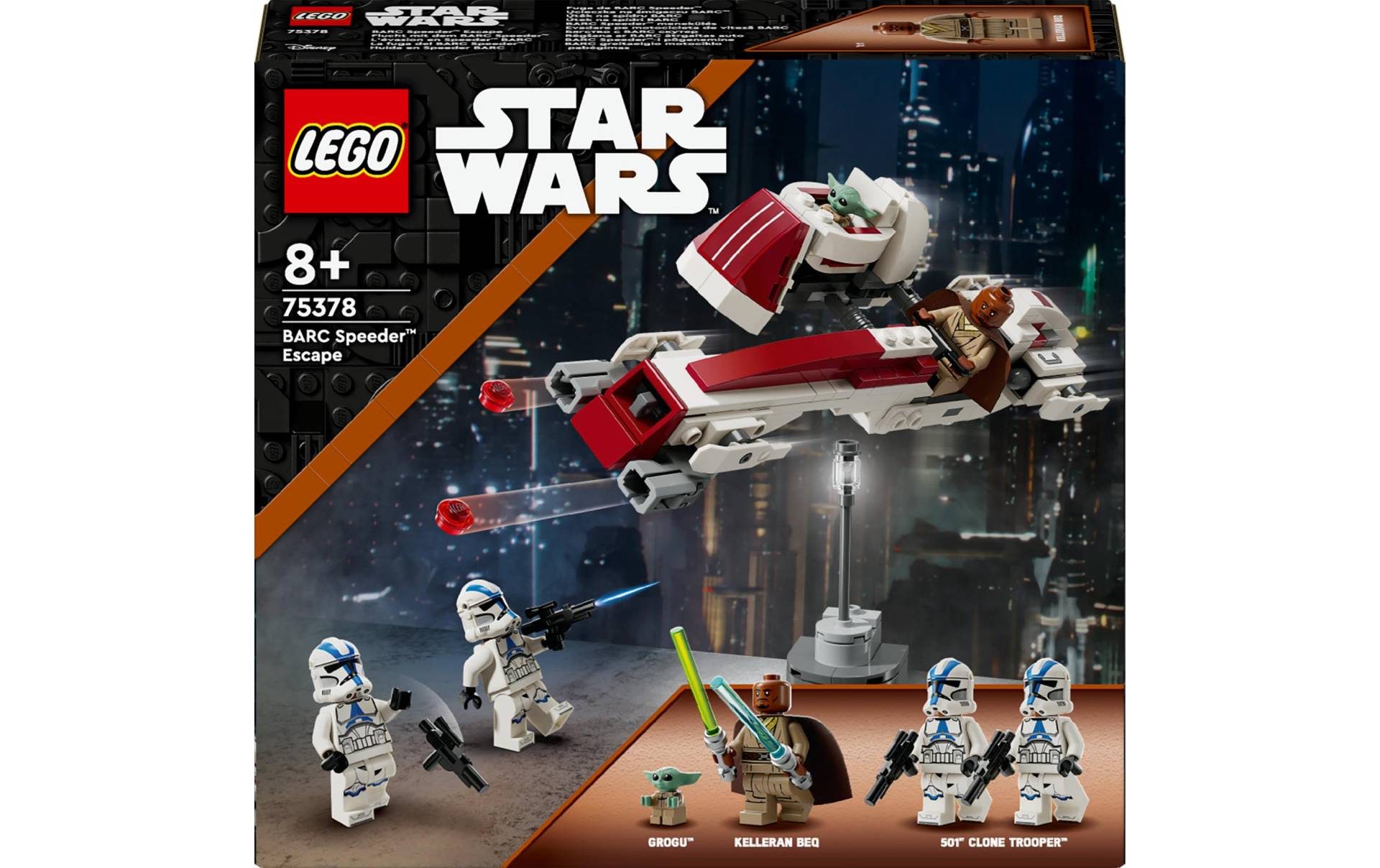 LEGO® Spielbausteine »Star Wars Flucht mit dem BARC Speeder 75378«, (221 St.) von lego®