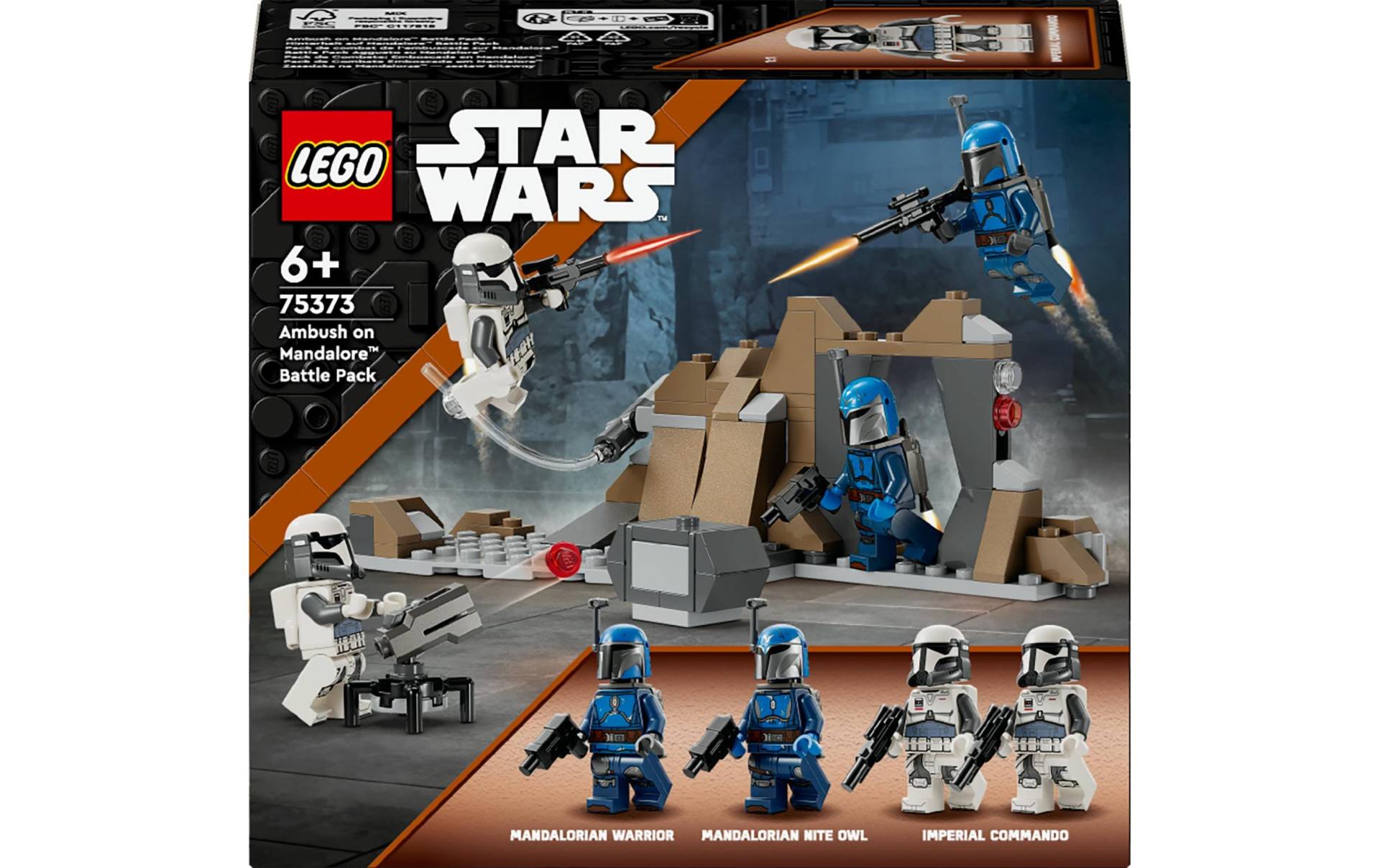 LEGO® Spielbausteine »Star Wars Hinterhalt auf Mandalore Battle Pack 75373«, (109 St.) von lego®