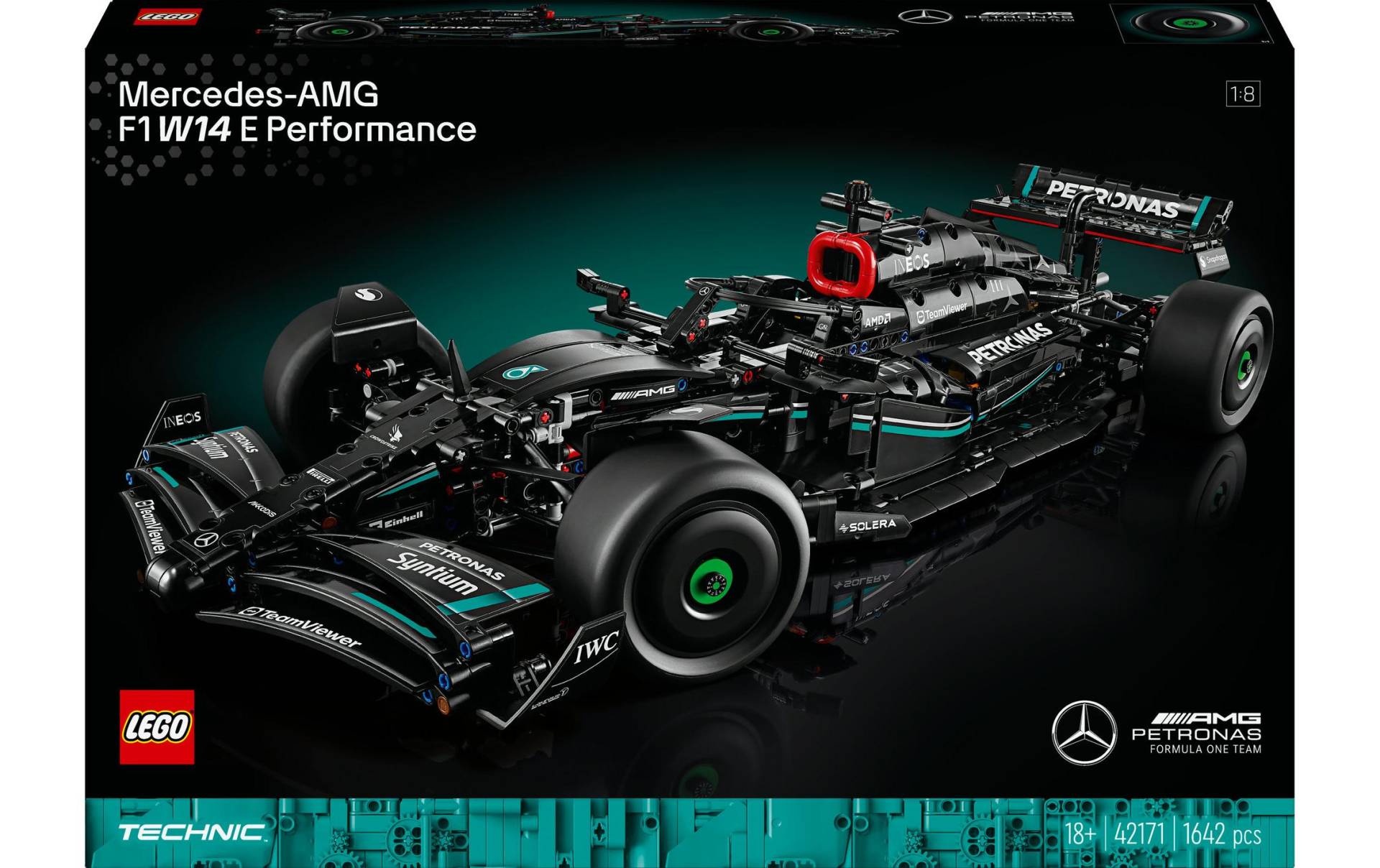 LEGO® Spielbausteine »Technic Mercedes-AMG F1 W14 E Performance 42171«, (1642 St.) von lego®