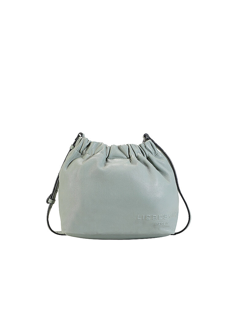 LIEBESKIND BERLIN Ledertasche - Bucket Bag RUFFLE Small hellgrün von liebeskind berlin