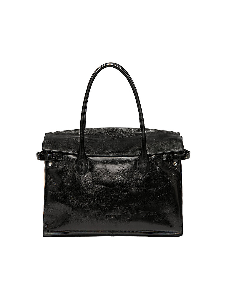 LIEBESKIND BERLIN Ledertasche - Henkeltasche GLORIA SATCHEL Large schwarz von liebeskind berlin