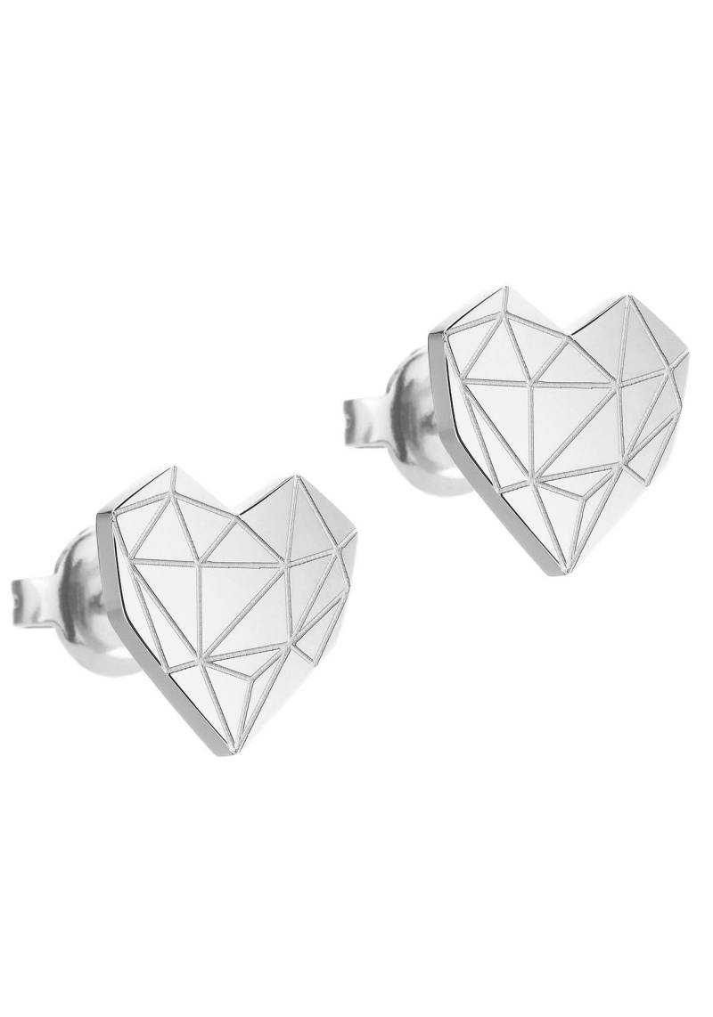 Liebeskind Berlin Paar Ohrstecker »Schmuck Geschenk Edelstahl Ohrringe Herz, LJ-0307-E-11, LJ-0308-E-11« von liebeskind berlin