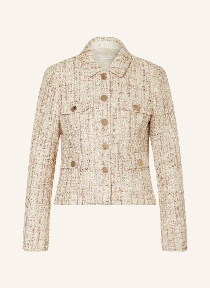 Lilienfels Bouclé-Jacke beige von lilienfels