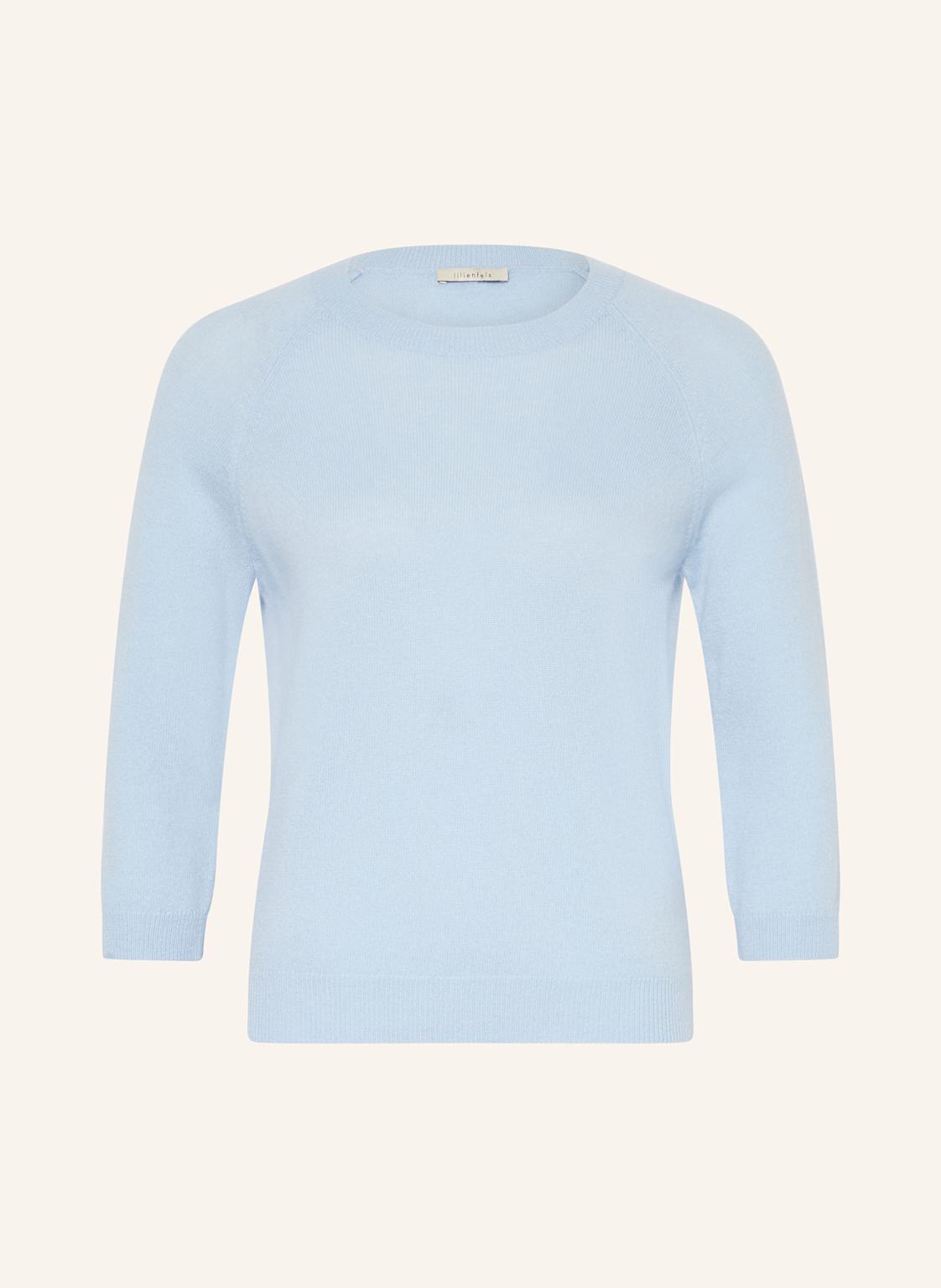 Lilienfels Cashmere-Pullover Mit 3/4-Arm blau von lilienfels