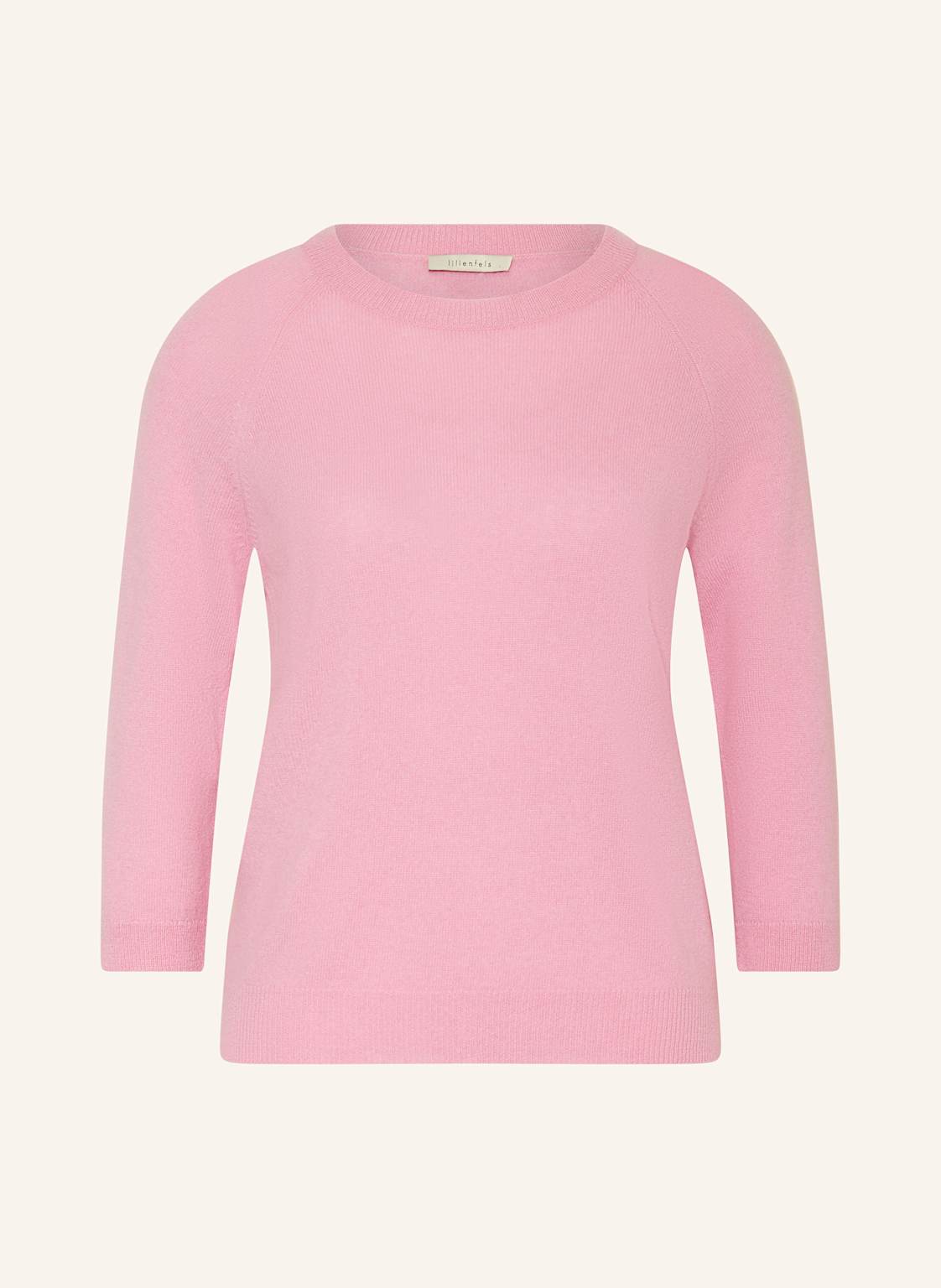 Lilienfels Cashmere-Pullover Mit 3/4-Arm rosa von lilienfels