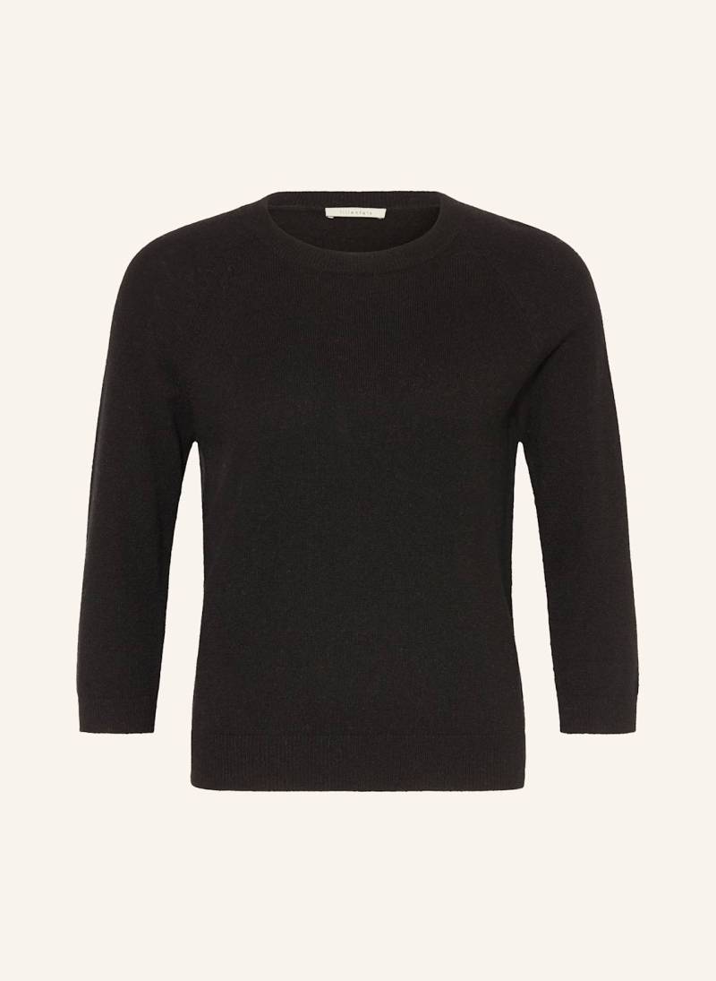 Lilienfels Cashmere-Pullover Mit 3/4-Arm schwarz von lilienfels