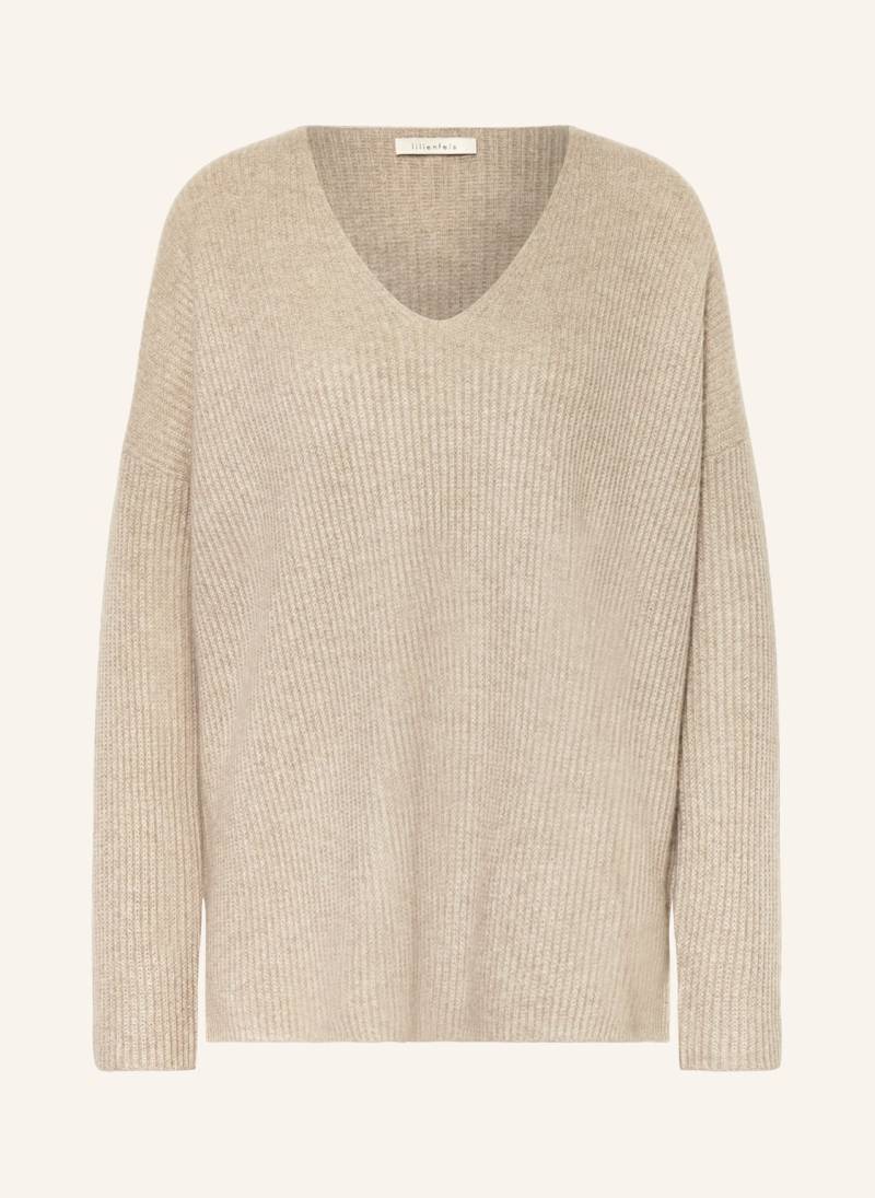 Lilienfels Cashmere-Pullover beige von lilienfels