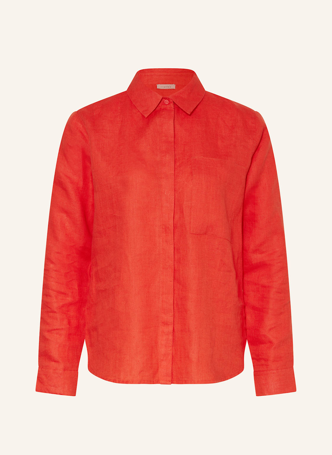 Lilienfels Hemdbluse Aus Leinen rot Lilienfels Hemdbluse Aus Leinen rot von lilienfels